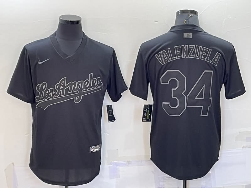 Los Angeles Dodgers Black MLB Jersey 04