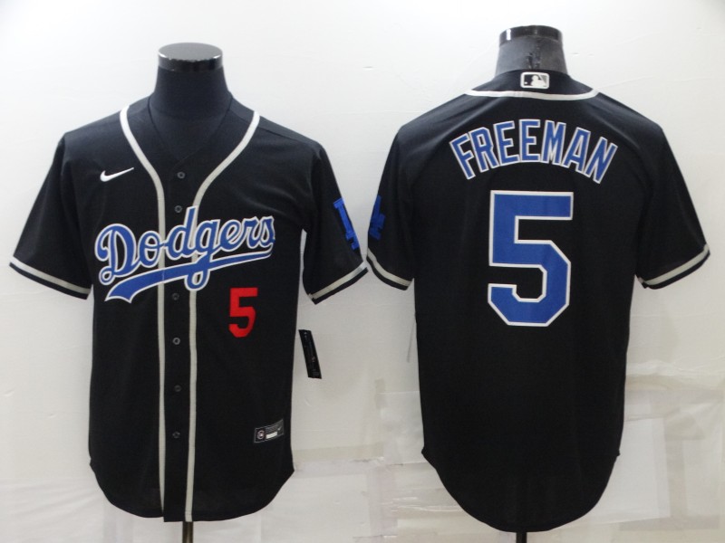 Los Angeles Dodgers Black MLB Jersey 05