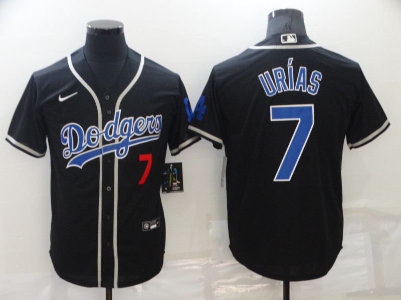 Los Angeles Dodgers Black MLB Jersey 05