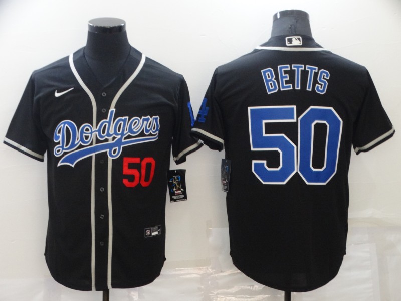 Los Angeles Dodgers Black MLB Jersey 05