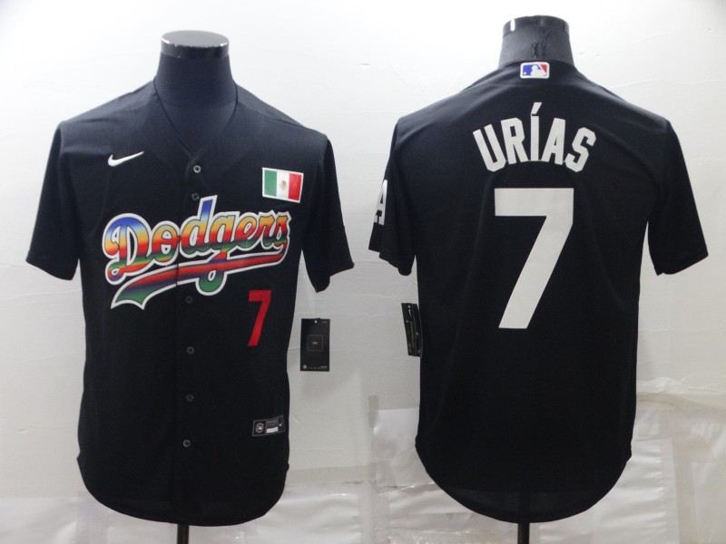 Los Angeles Dodgers Black MLB Jersey 06