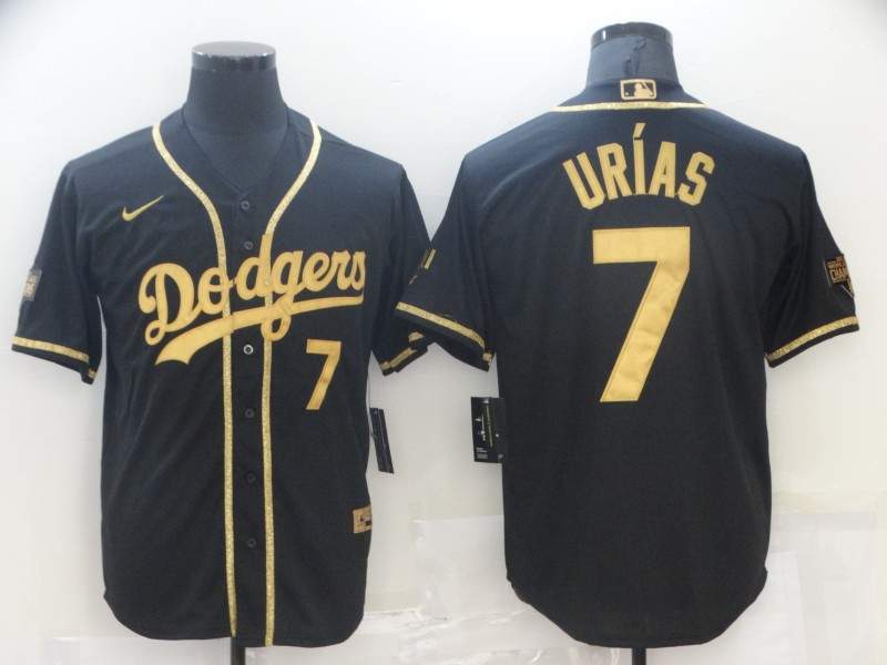 Los Angeles Dodgers Black Gold MLB Jersey