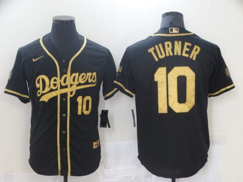 Los Angeles Dodgers Black Gold MLB Jersey