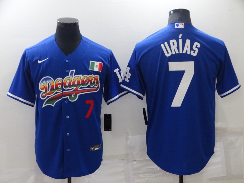 Los Angeles Dodgers Blue MLB Jersey 03