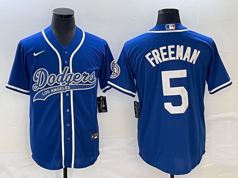 Los Angeles Dodgers Blue MLB Jersey 05