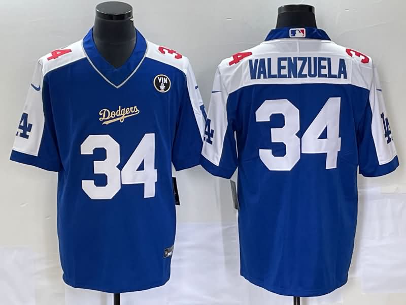 Los Angeles Dodgers Blue MLB Jersey 06