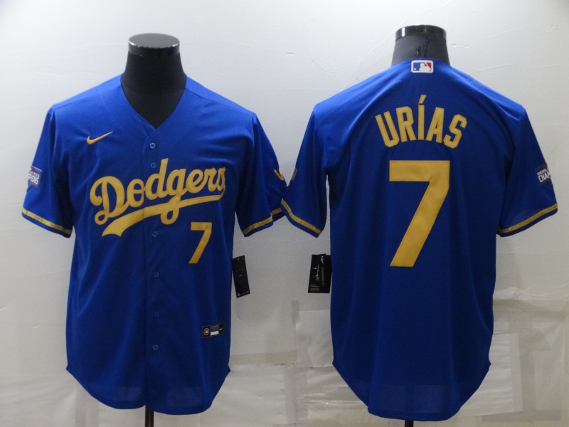 Los Angeles Dodgers Blue Gold MLB Jersey