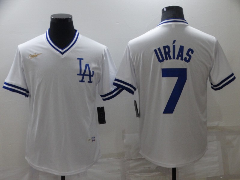 Los Angeles Dodgers White Cooperstown Collection MLB Jersey