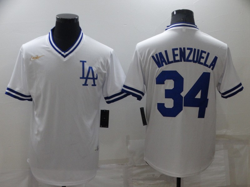 Los Angeles Dodgers White Cooperstown Collection MLB Jersey