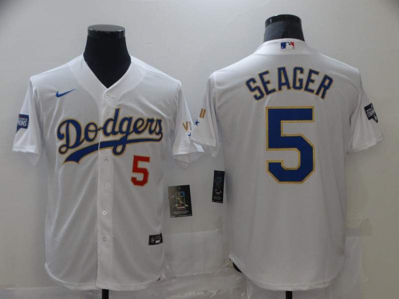 Los Angeles Dodgers White Champion MLB Jersey