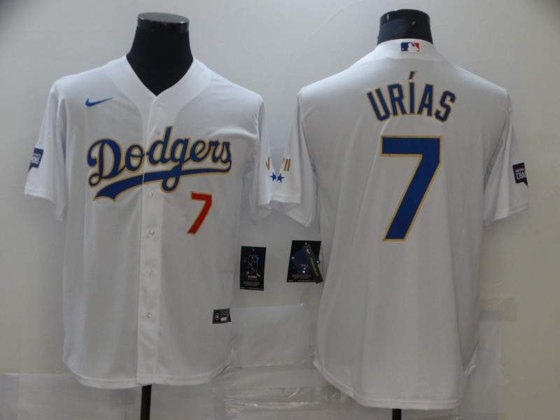 Los Angeles Dodgers White Champion MLB Jersey