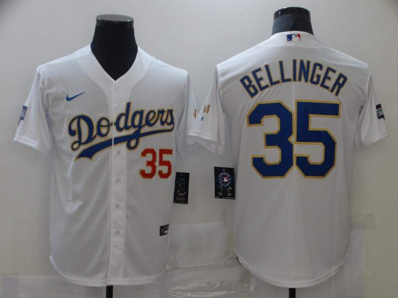 Los Angeles Dodgers White Champion MLB Jersey
