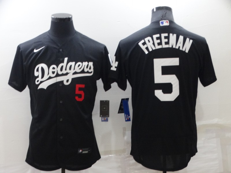 Los Angeles Dodgers Black Elite MLB Jersey