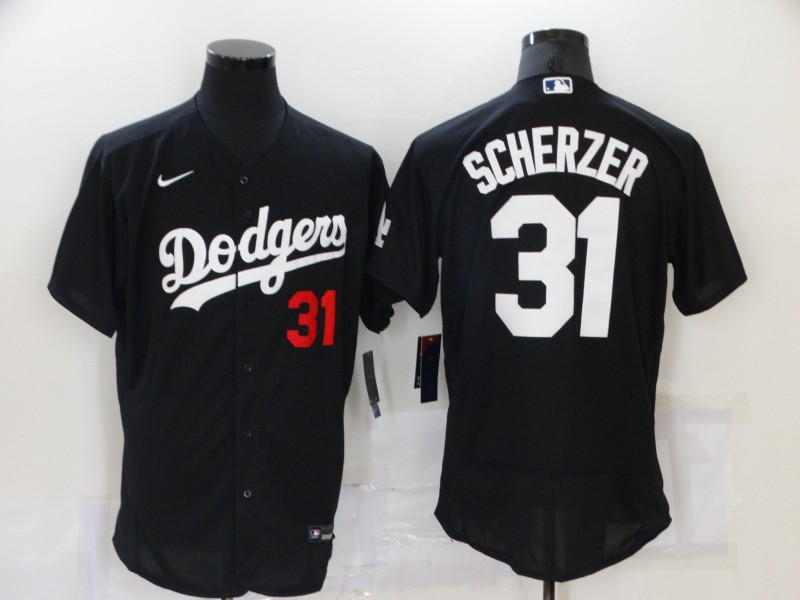 Los Angeles Dodgers Black Elite MLB Jersey