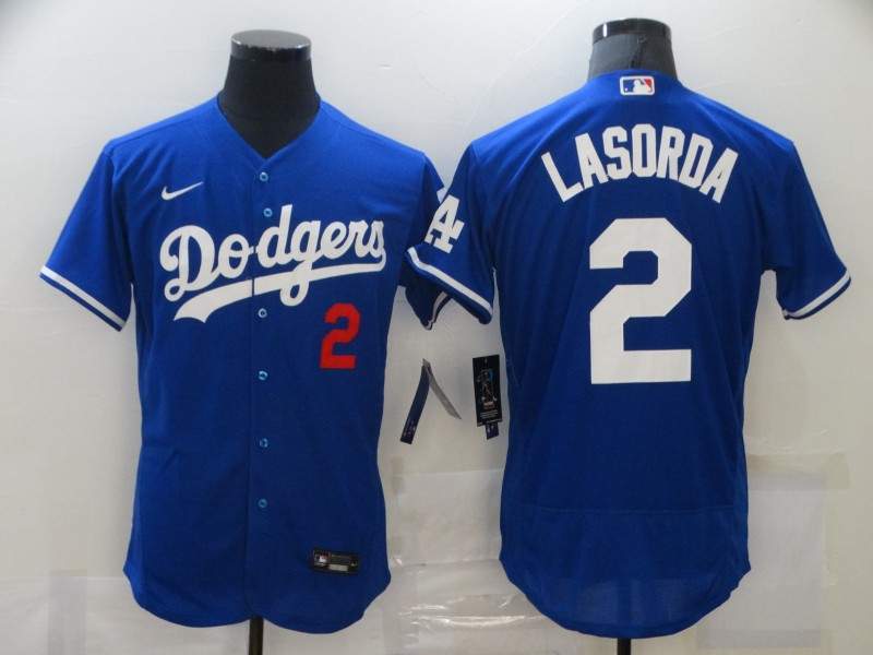 Los Angeles Dodgers Blue Elite MLB Jersey 02