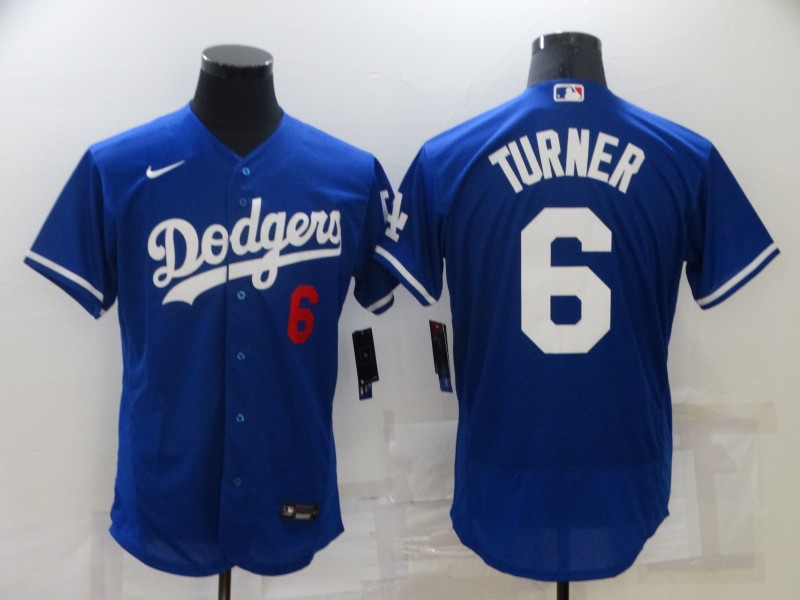 Los Angeles Dodgers Blue Elite MLB Jersey 02