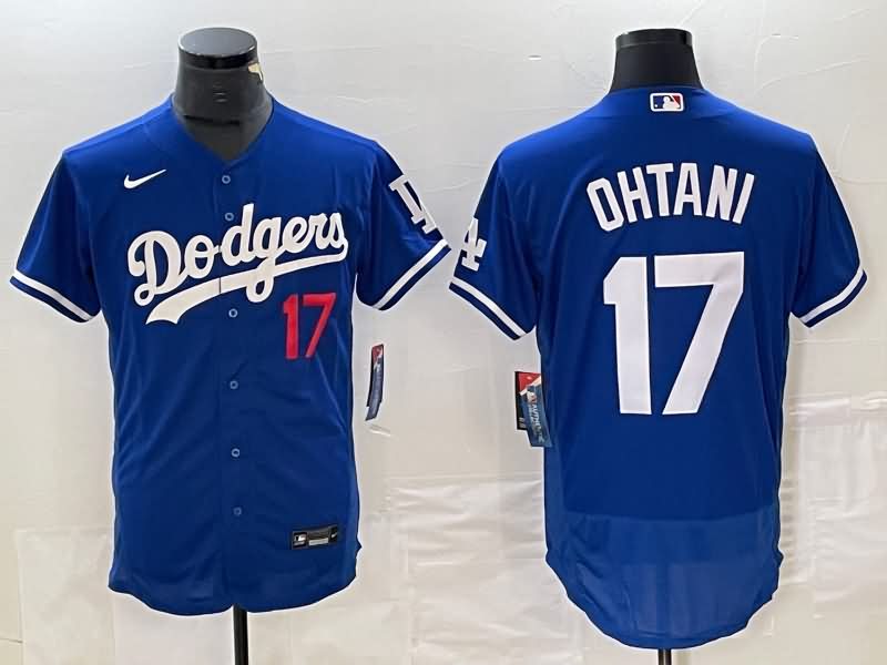 Los Angeles Dodgers Blue Elite MLB Jersey 02