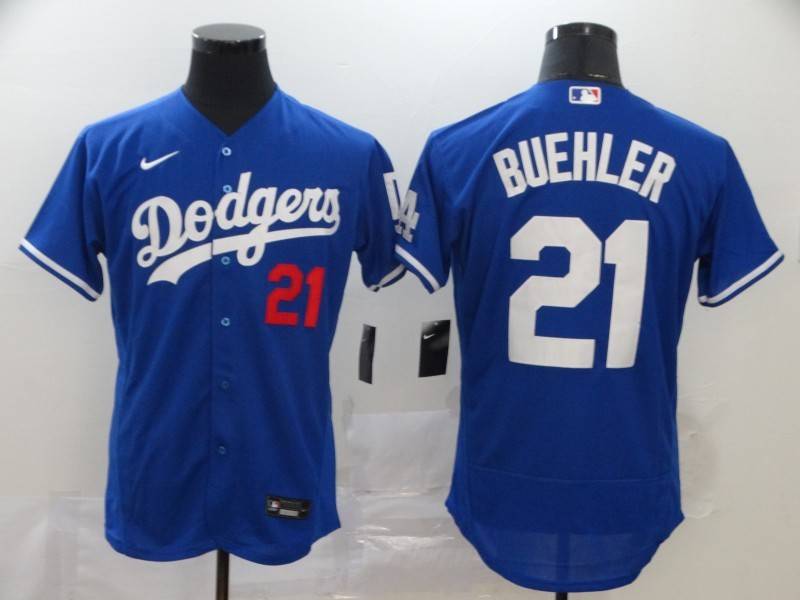 Los Angeles Dodgers Blue Elite MLB Jersey 02