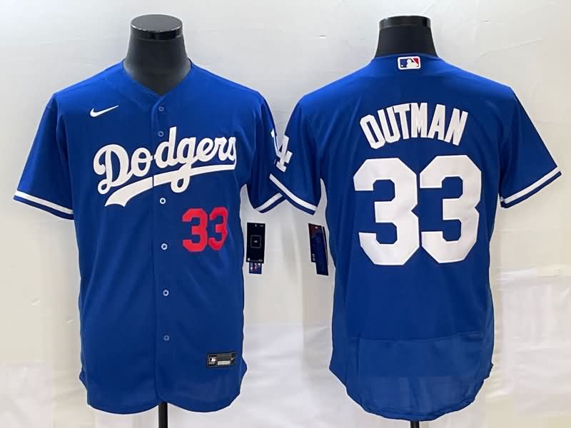 Los Angeles Dodgers Blue Elite MLB Jersey 02