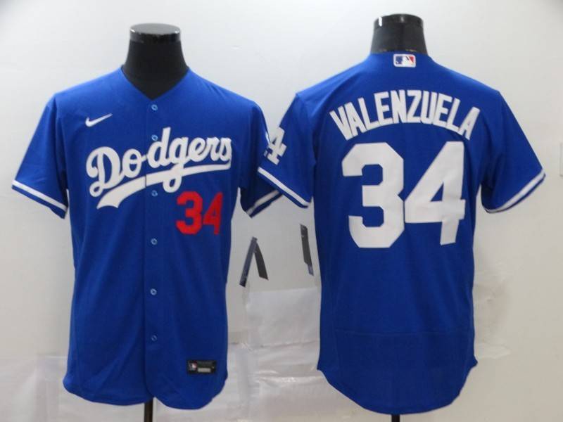 Los Angeles Dodgers Blue Elite MLB Jersey 02