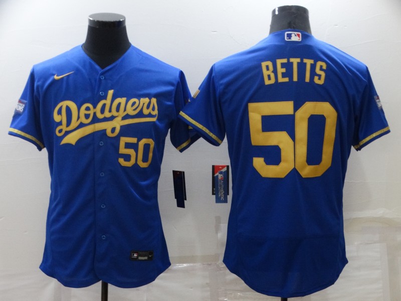 Los Angeles Dodgers Blue Gold Elite MLB Jersey