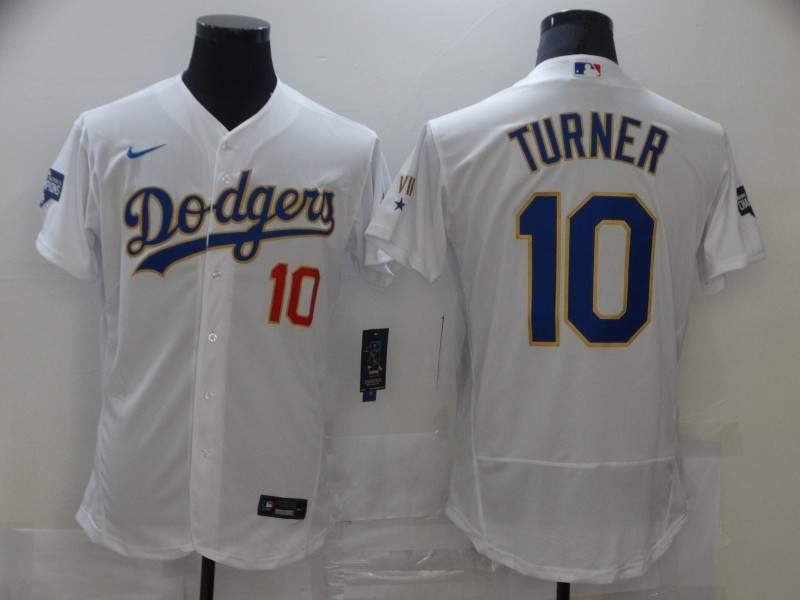 Los Angeles Dodgers White Champion Elite MLB Jersey