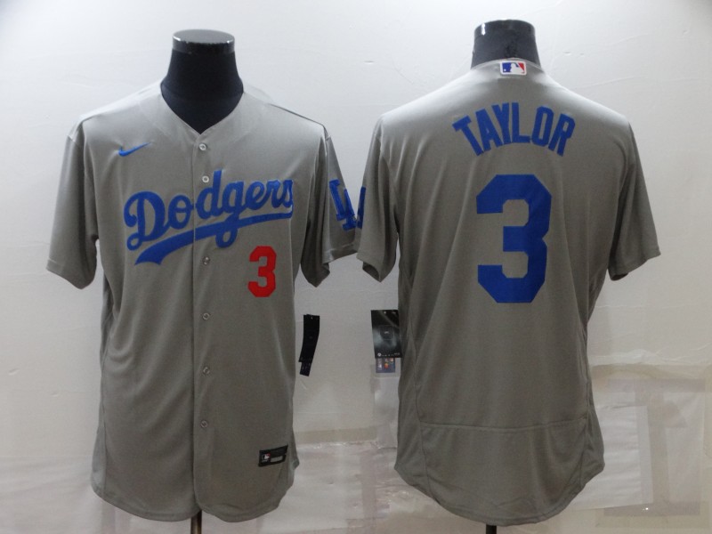 Los Angeles Dodgers Grey Elite MLB Jersey