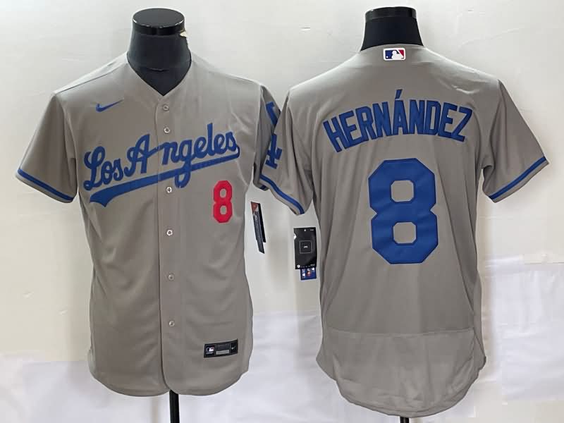 Los Angeles Dodgers Grey Elite MLB Jersey