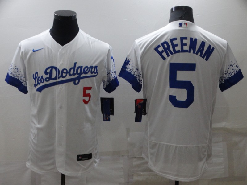 Los Angeles Dodgers White Elite MLB Jersey