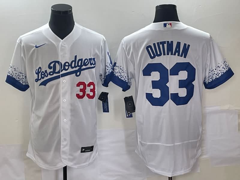 Los Angeles Dodgers White Elite MLB Jersey