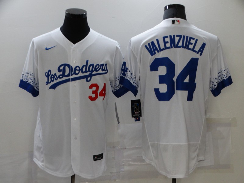 Los Angeles Dodgers White Elite MLB Jersey