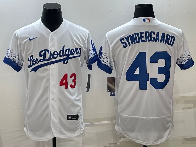 Los Angeles Dodgers White Elite MLB Jersey