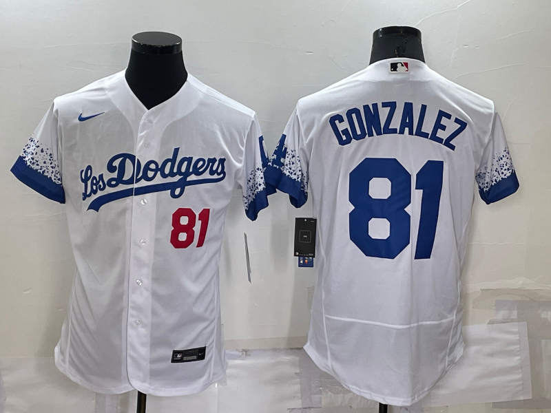 Los Angeles Dodgers White Elite MLB Jersey