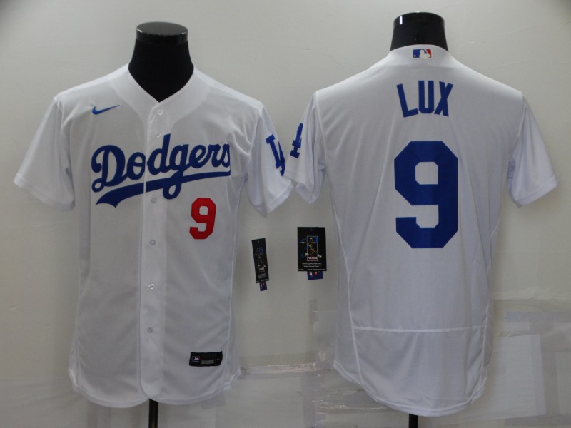 Los Angeles Dodgers White Elite MLB Jersey 02