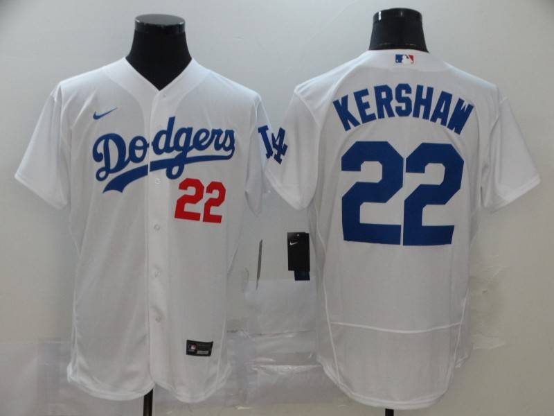 Los Angeles Dodgers White Elite MLB Jersey 02