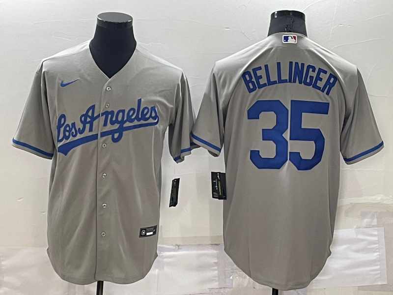 Los Angeles Dodgers Grey MLB Jersey