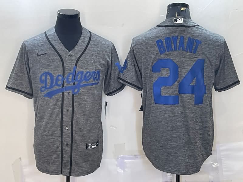 Los Angeles Dodgers Grey MLB Jersey 03