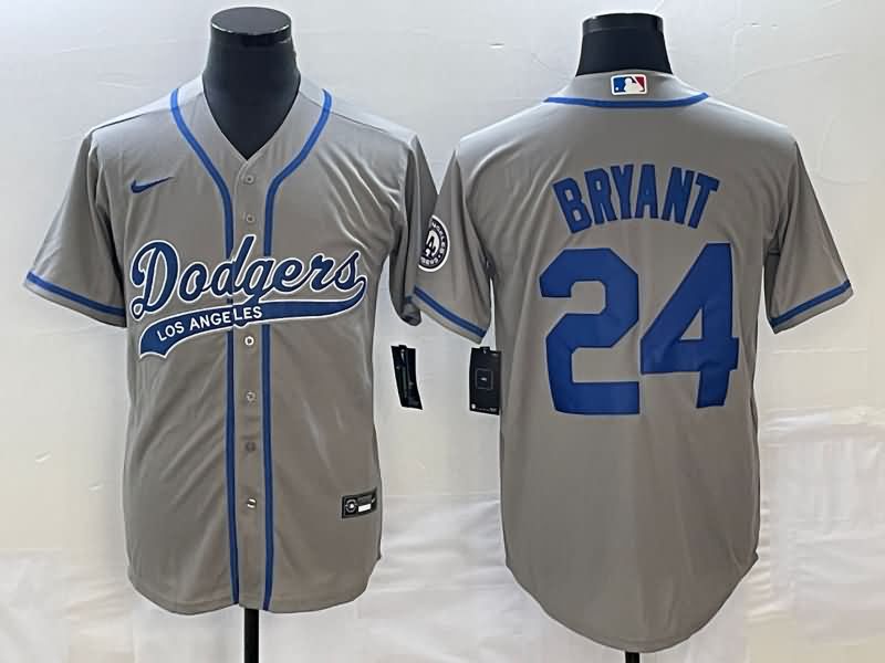 Los Angeles Dodgers Grey MLB Jersey 04