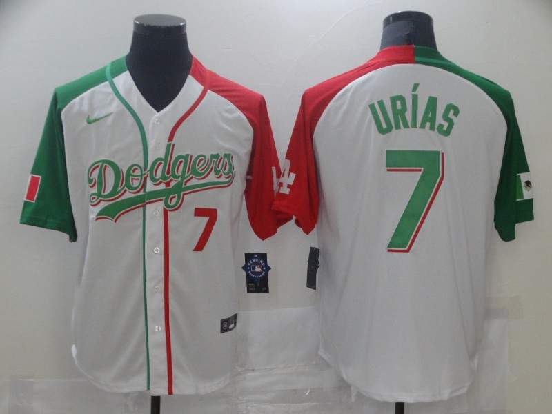 Los Angeles Dodgers White Mexican Heritage Culture Night MLB Jersey