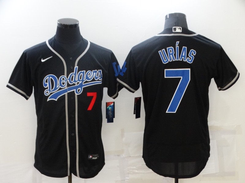 Los Angeles Dodgers Black Retro MLB Jersey