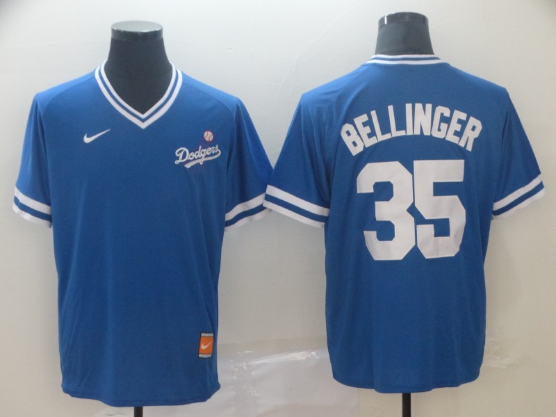 Los Angeles Dodgers Blue Retro MLB Jersey