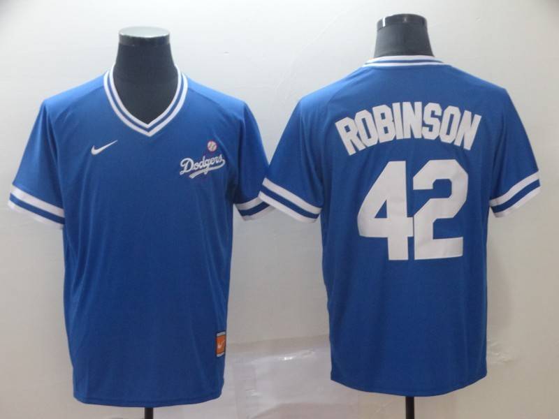 Los Angeles Dodgers Blue Retro MLB Jersey