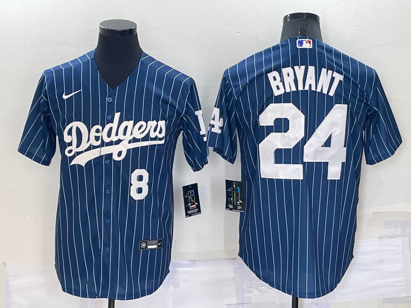 Los Angeles Dodgers Dark Blue Retro MLB Jersey