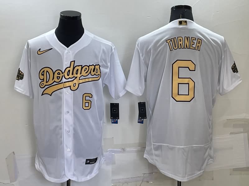 Los Angeles Dodgers White ALL STAR Elite MLB Jersey