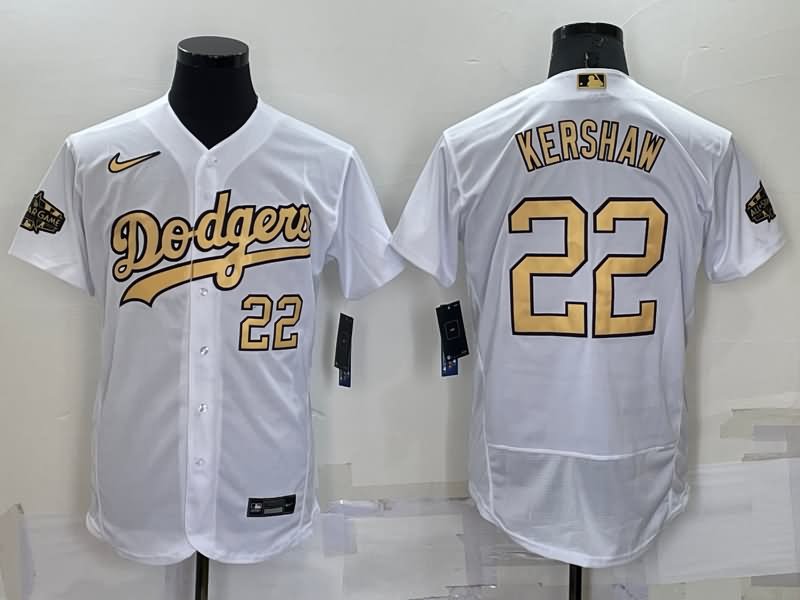 Los Angeles Dodgers White ALL STAR Elite MLB Jersey