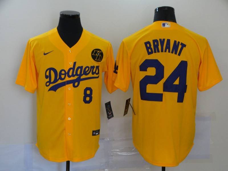 Los Angeles Dodgers Yellow MLB Jersey