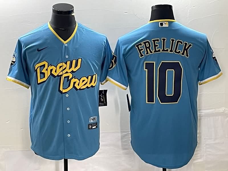 Milwaukee Brewers Blue MLB Jersey