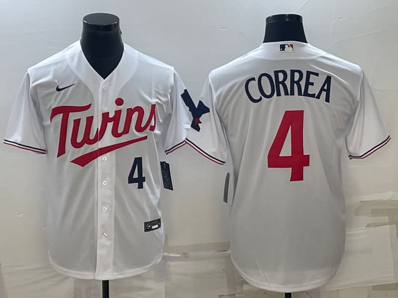 Minnesota Twins White MLB Jersey 02