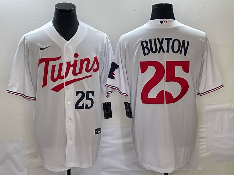 Minnesota Twins White MLB Jersey 02