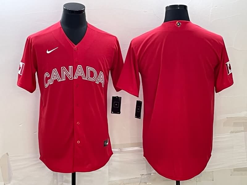 Canada Red Baseball Jersey